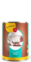 Hund Katze B.A.R.F. Hundefutter RyAnimal Ziege-Pur 400g 6 Stück Anifit